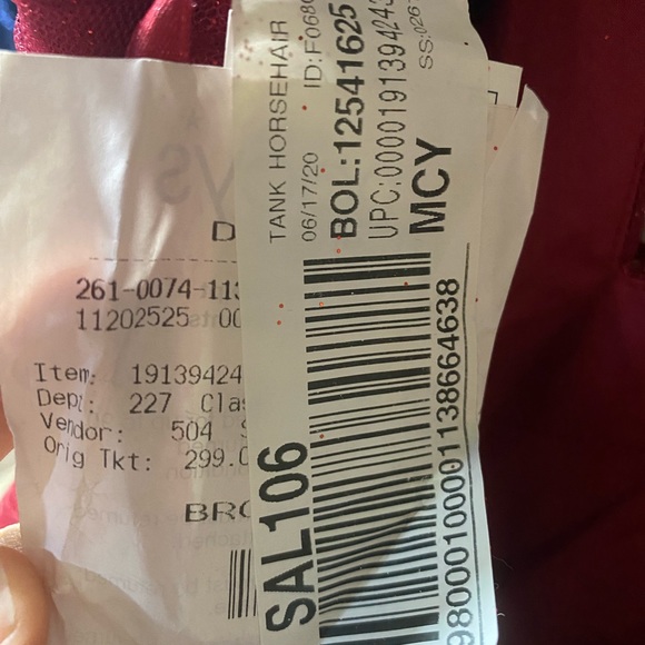 Macys Red dress - Picture 4 of 5